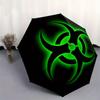 1pc Biohazard Symbol Glow Umbrella with Plastic Handle,Suitable for All Seasons Home Travel Outdoor UmbrellaM956