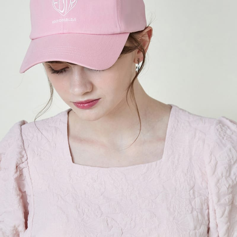 

EDTR Heart Logo Ball Cap PINK ED23S4FAH0371 F