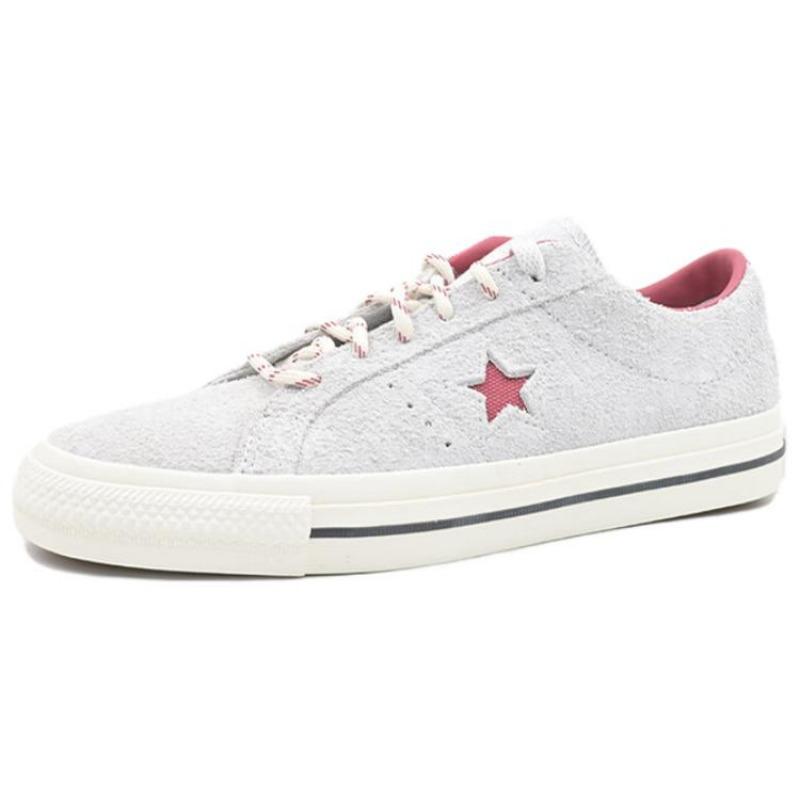 Converse One Star Pro Unisex Low Skate Shoes White Red A10338C