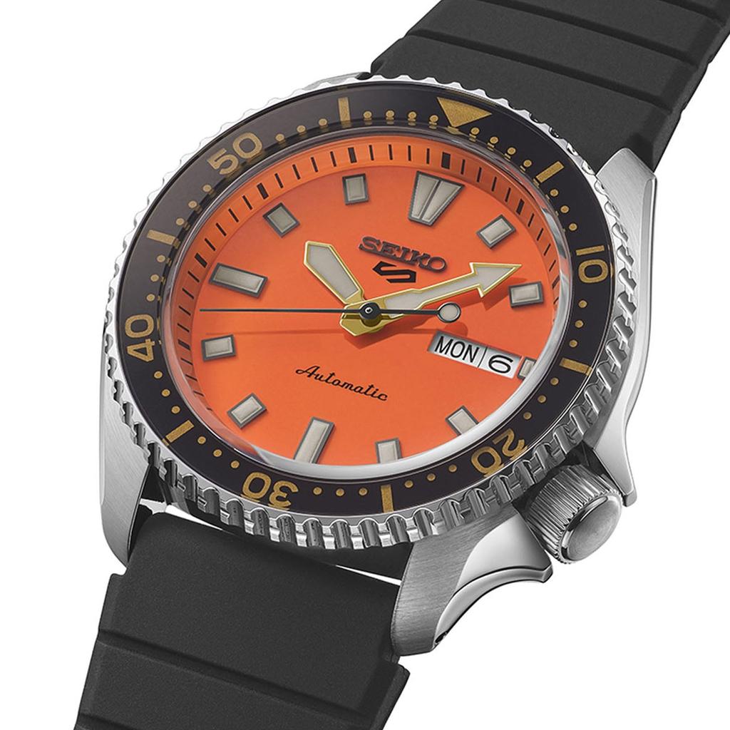 [Seiko Watch] Automatic Wristwatch Five Sports SKX Series “SKX399” Men's Black Silicone Strap (SRPL89K1)