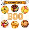 Holiday Candy Holder 3Pcs Halloween BOO Letters Fruit Tray, Large Fillable Server, Snacks Snack Platter Cookies Platter, Spooky Serving Tray Decor for