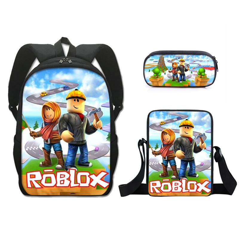 Roblox Kids Backpack Set With Lightweight Oxford Fabric For School And Study Use