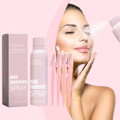 Spray do identyfikacji włosów na twarzy Zmiękczający włosy Oczyszczający twarz Delikatny spray do usuwania włosów