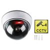 White Indoor/Outdoor Simulation Surveillance Camera - Large Hemisphere Model
