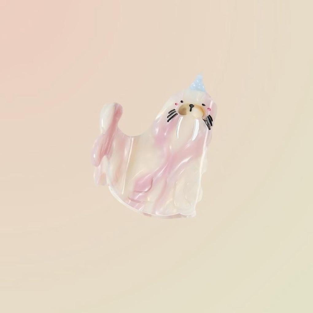 Women s Marine Sea Summer Seal Hair Clip fur seal