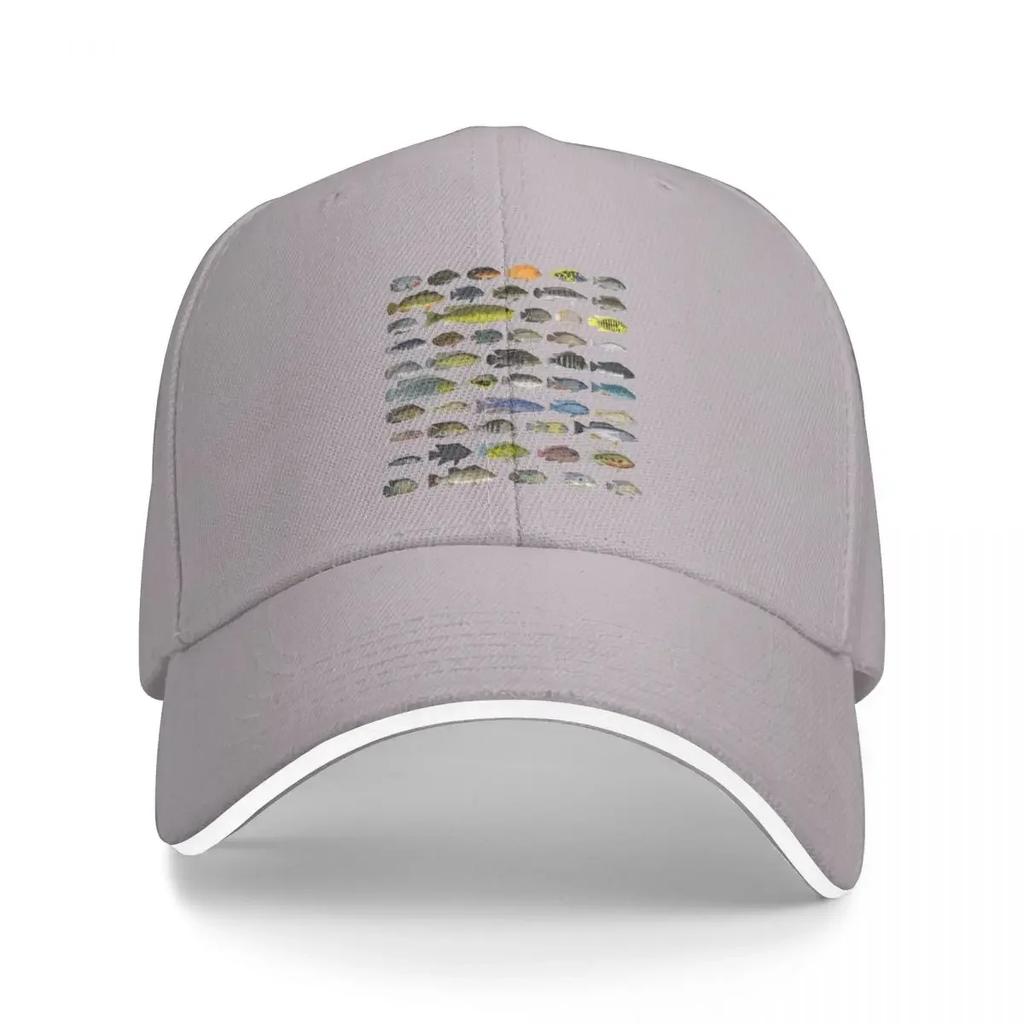 Cichlid Group Baseball Cap Christmas Hat Trucker Hat For Women 2024 Men's