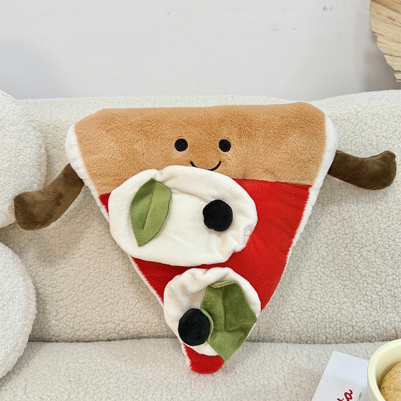 Oreiller en Peluche Alimentaire Mignon en Tissu Polyester Pour une Décoration d'Intérieur Cosy