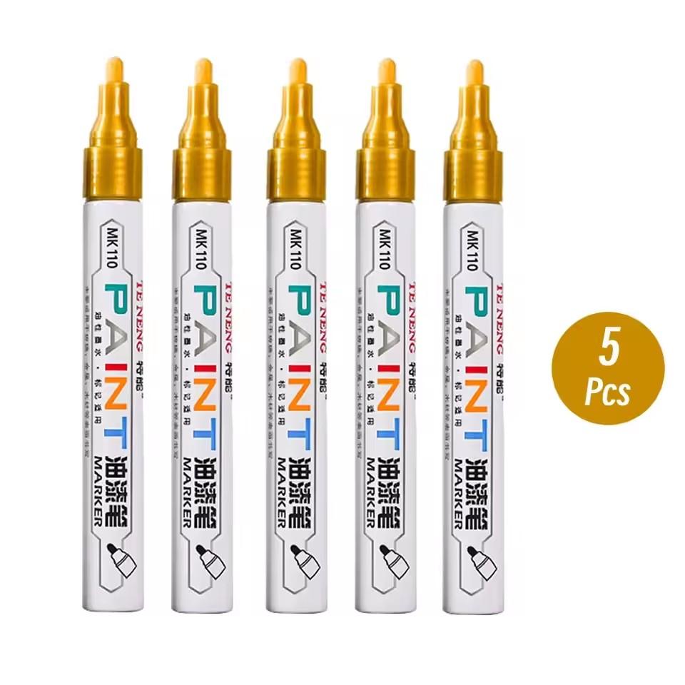 

MOBIDEA Car Paint Scratch Repair Pen Quick Dry Waterproof Auto Touch-up Marker Pens for Wheel Tyre Restoration