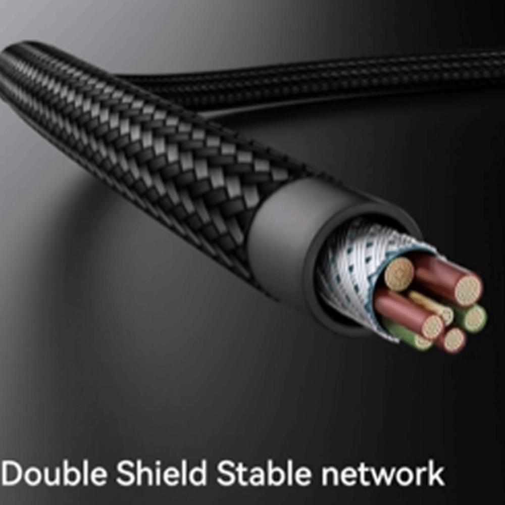 Double Shield Ethernet Extension Cord Durable Cat 8 Patch Cable CAT8 Ethernet Cable  Indoor&Outdoor