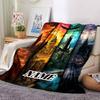 Custom Name "Hogwarts Castle Trilogy" Blanket for Couch & Bed, Plush Cozy Fuzzy Blanket Super Soft & Warm Blankets for Fall and Winter. 090891