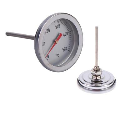 Bimetallic BBQ 0-500C Temperature Gauge For Oven Grill Meat Barbecue Smoker