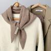 Triangle Scarf Women Headscarf Knitted Scarf Multi-functional Warm Knitted Scarf