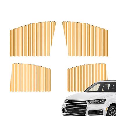 Parasoles Magnéticos para Ventanilla de Coche 4pcs Parasoles Cortinas Ajustables Para Ventanilla de Coche Cortinas Automotrices Para Dormir Citas Privacidad Para