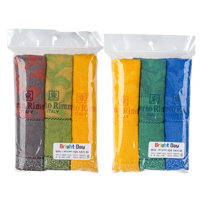 Tomorrow Bamboo Yarn Towel 3p Random Color [WA6986A]