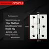 304 Stainless Steel Mini Hinges: 1-4 Inch Options for Cabinets & Wooden Boxes