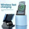 Wireless Charger Pad Stand Desktop Ultra-thin Mobile Phone Fast Charging Dock Station For iPhone 15 14 13 12 Samsung Xiaomi
