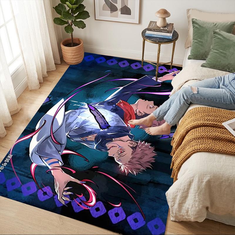 Jujutsu Kaisen Living Room Nonslip Area Rug Soft Carpet For Bedroom Game Playroom Sofa Office Home Decor Doormat Christmas Gift C9302177