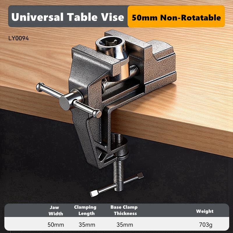 Professioneller Tischschraubstock, 360° drehbar, Werkstück-Klemmstock, Vielseitig einsetzbar, Robuste Konstruktion für Holzbearbeitung, Metallbearbeitung