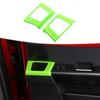 Light Green Rear Door Handle Cup Holder Panel Trim Frame For Ford F150 2021-2022