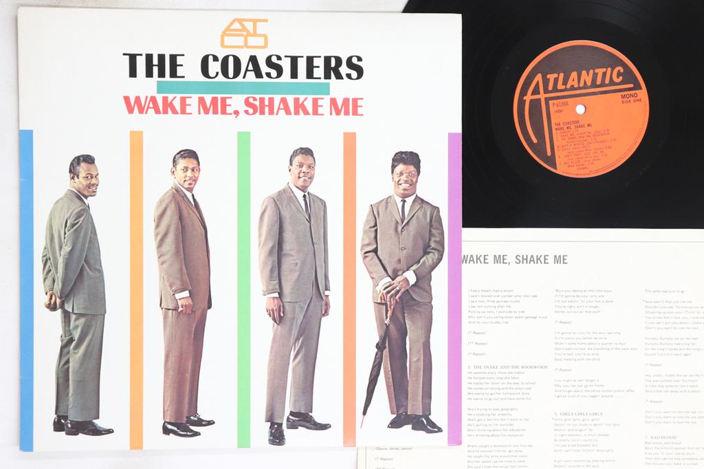 LP Record COASTERS - Wake Me, Shake Me P6188A ATLANTIC 1981 Japan Soul/Funk Used