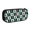 Kawaii 1929 Iota Phi Lambda  Pencil Case for Boys Girls Checkered Plaid  Large Storage Pen Bag Box Stationery