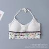 Be careful with the machine versatile vacation women's summer new suspender hollow crochet embroidery short vest women