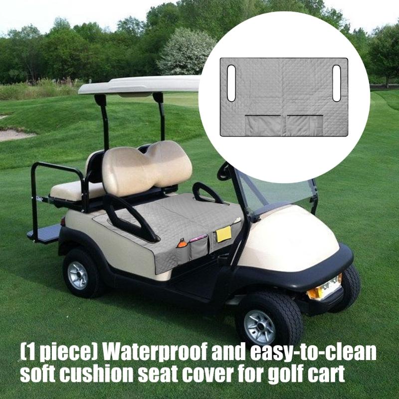 Thickened Golf Cart Seat Pad Cushion Protector Antislip Base Enhanced Frictions For EZGO Club Car Mountainous Courses
