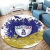 C.F. Pachuca Round Area Rug,Carpet Rug for Living Room Bedroom Sofa Playroom Decor,Non-slip Floor Mat