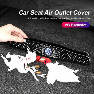 Metal Car Rear Row Air Conditioning Vent Protective Cover For VW Tiguan Touran Golf Jetta Passat CC Magotan Sagitar Lavida T-ROC