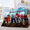 Classic Entertainment Sandbox Xbox Games Minecraft  Blanket, Home Warming, Four Season Bed Decoration, Sofa Cover, Flannel Throwing Blanket K4