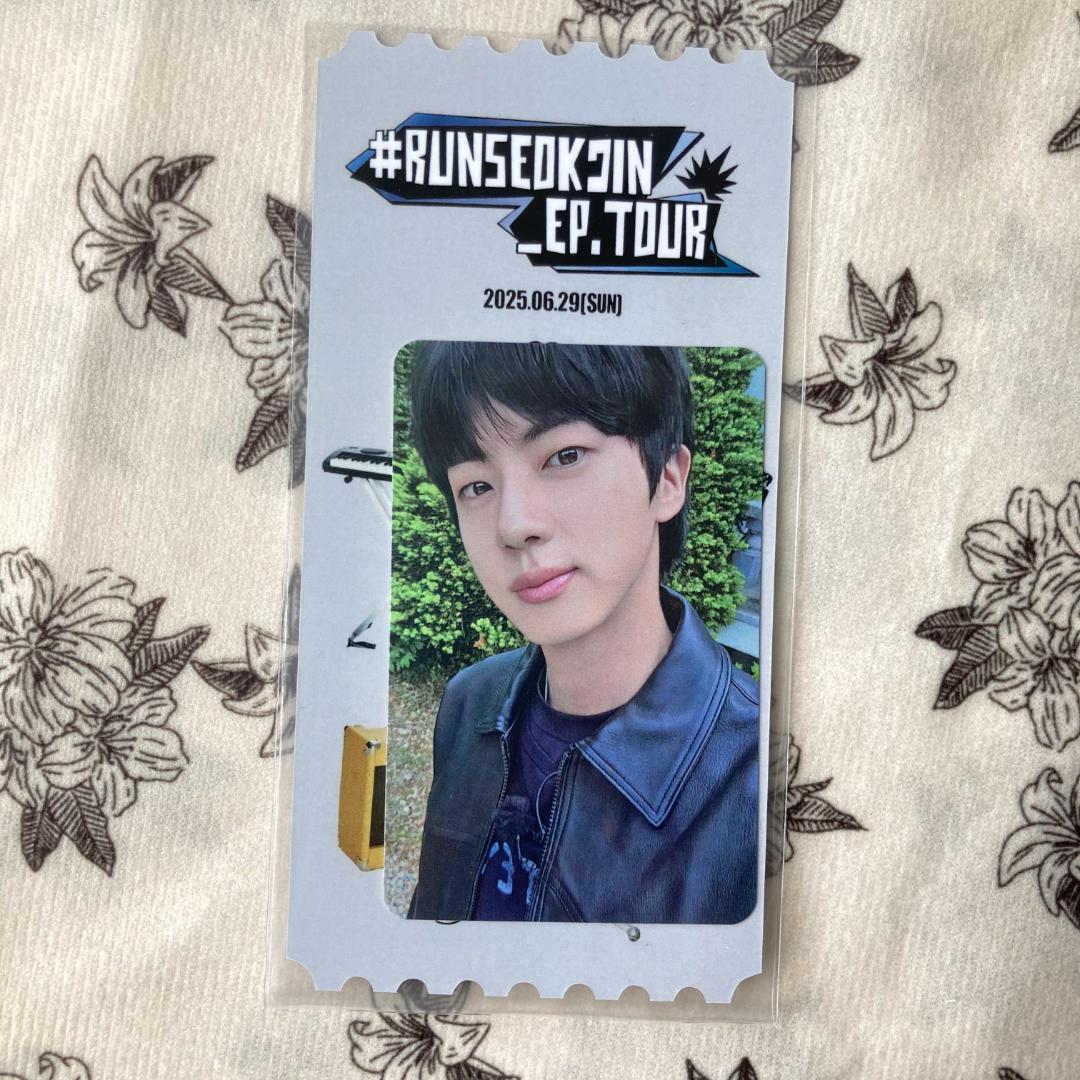 

[USED] 6/29RUNSEOKJIN LIVE ARMY JIN training power & proof ticket stub