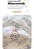 2025 New Style Summer Bedding Set: Double Layer Gauze Bed Sheet & Duvet Cover, Dormitory Four-Piece Set