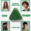 Natural Green Hair Shampoo Bar, Sulfate Free, Deep Nourishing, for All Hair Types, Curly and Straight Hair, Men and Women (pack of 2)