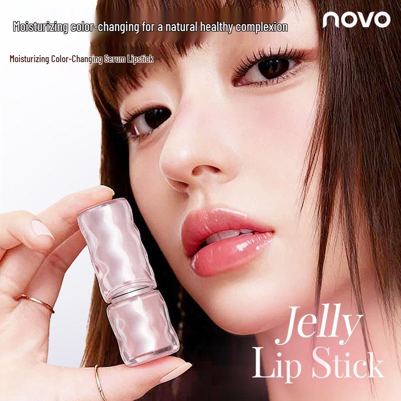 NOVO9231 Hydrating Temperature-Changing Lipstick: Autumn & Winter Moisturizing, Anti-Cracking, Fade Lip Lines, Natural Look, Color-Changing.