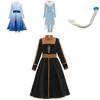 Frozen 2 Elsa Snow Queen Anna Kids Cosplay Costume Elegant Princess Dress For Girls