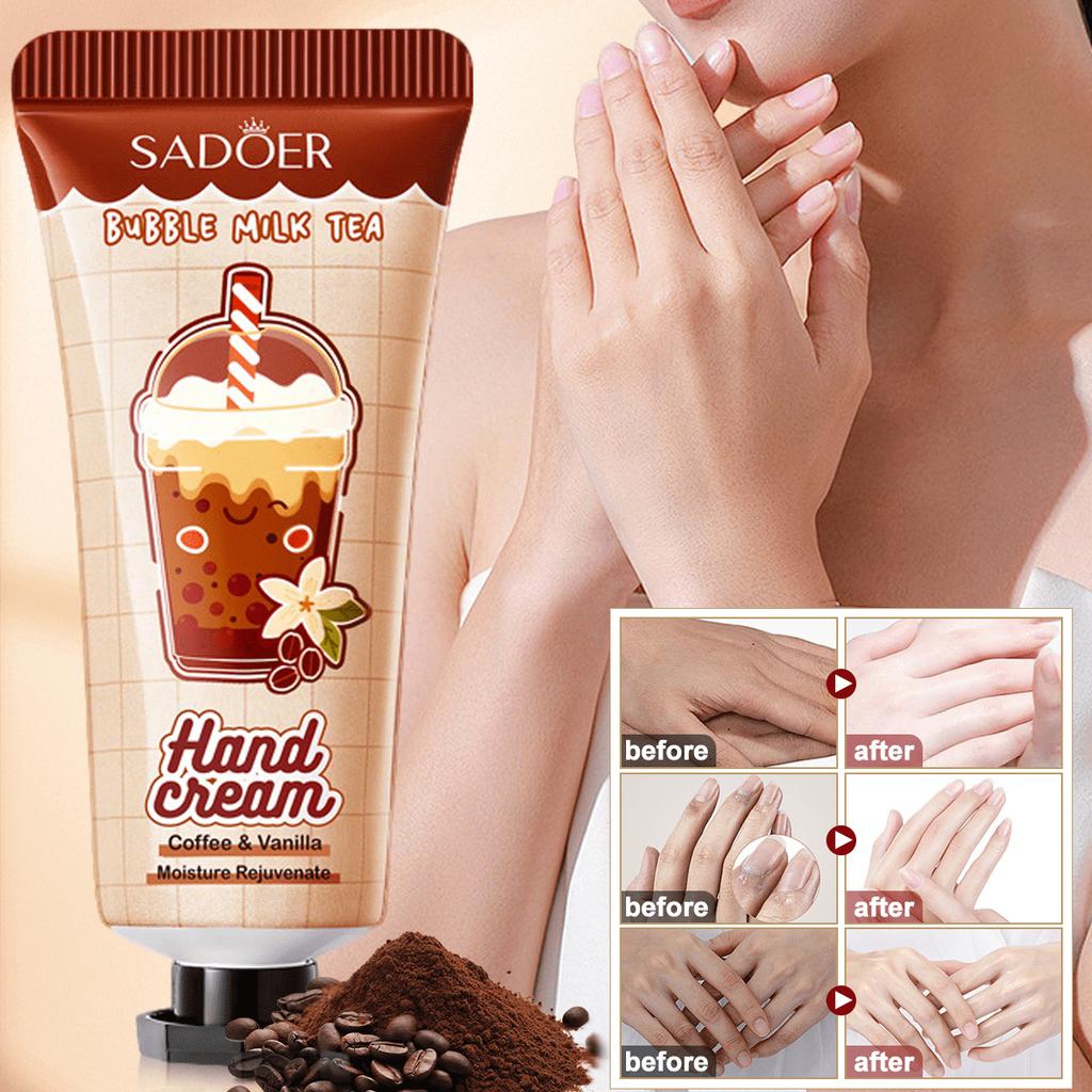 1pc Coffee Vanilla Hand Cream, Moisturizing Hand Care, Deep Nourishment To Improve Dry, Rough Skin