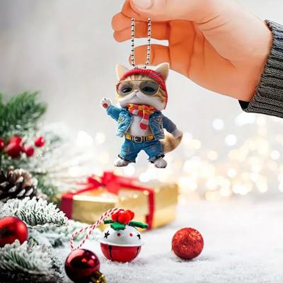 Κρεμαστό Γάτας Στολίδι Αυτοκινήτου Κρεμαστό Ρεαλιστικό Ζώο Γάτα Κρεμαστή Διακόσμηση Καθρέφτη Οπισθοπορείας