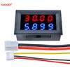 Voltmeter Ammeter DC 200V 10A  Blue Red Dual Digital LED Display Ampere Volt Voltage Current Meter Tester Detector 4 Bit 5 Wires