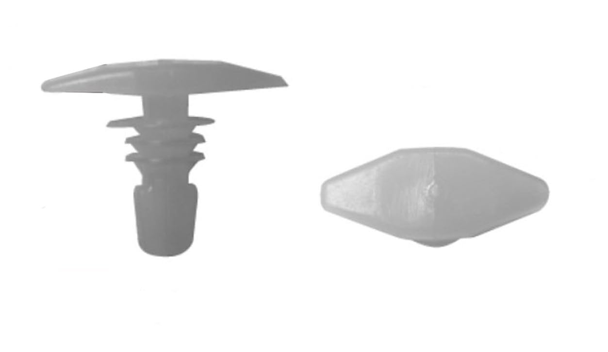 

VOSTON Automotive Parts Weatherstrip Clip White 1 Bag of 10 BC5809