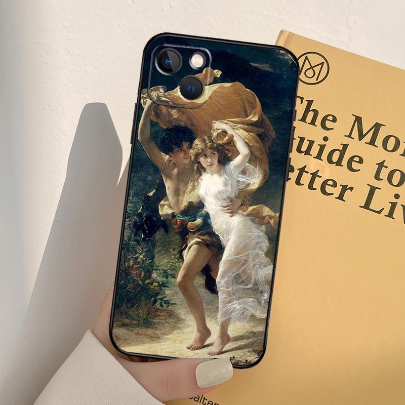 Renaissance Art Painting Phone Case For iPhone 17 16 15 14 11 12 13 Pro Max mini XR 16e 15 16 Plus 17 Air Full Cover