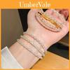 Minimalist Pearl Bracelet With Rhinestone Embellishments For Elegant Women