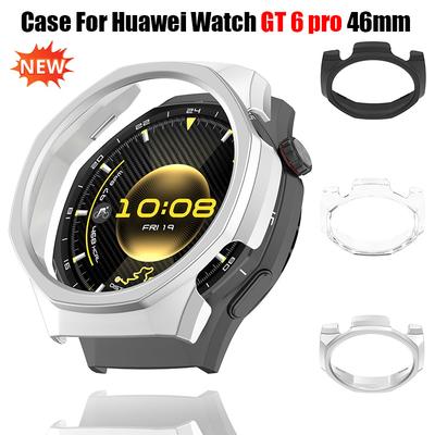 Case Cover For Huawei Watch GT6pro 46mm Sport Protective Shell Frame High Quality Half Pack PC Hollow Out SmartWatch Accessories