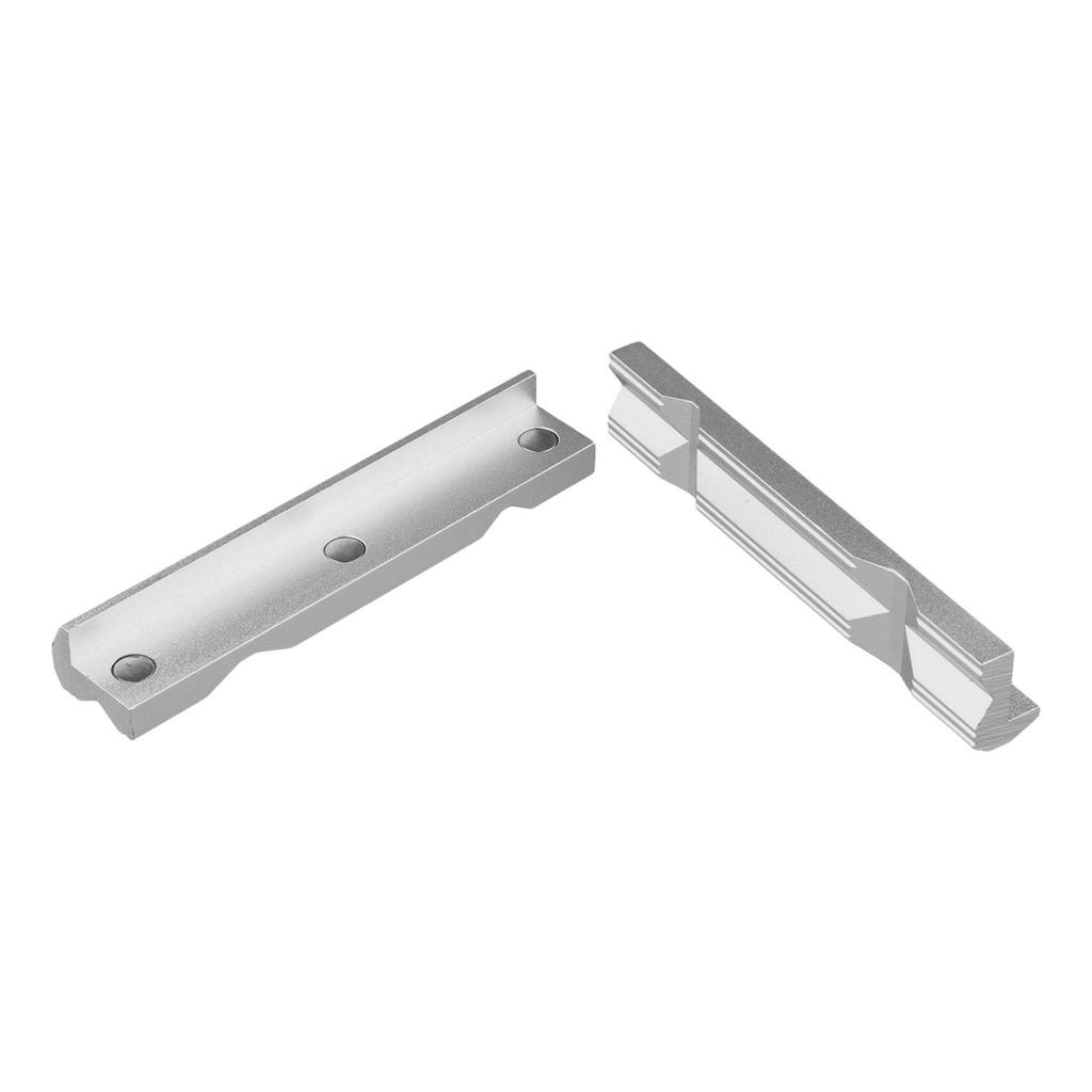 CNC Milling Steel Vise Hard Jaw Fixture with Extended Durability 4 or 8 Size
