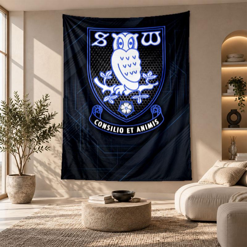 Decorative Tapestry,Sheffield Wednesday Printed Wall Art, Lightweight Wall Hanging For Bedroom Background