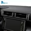Real Carbon Fiber Sticker For Subaru BRZ Toyota GR86    2024 Car Center Air Outlet Vent Cover Interior Accessories