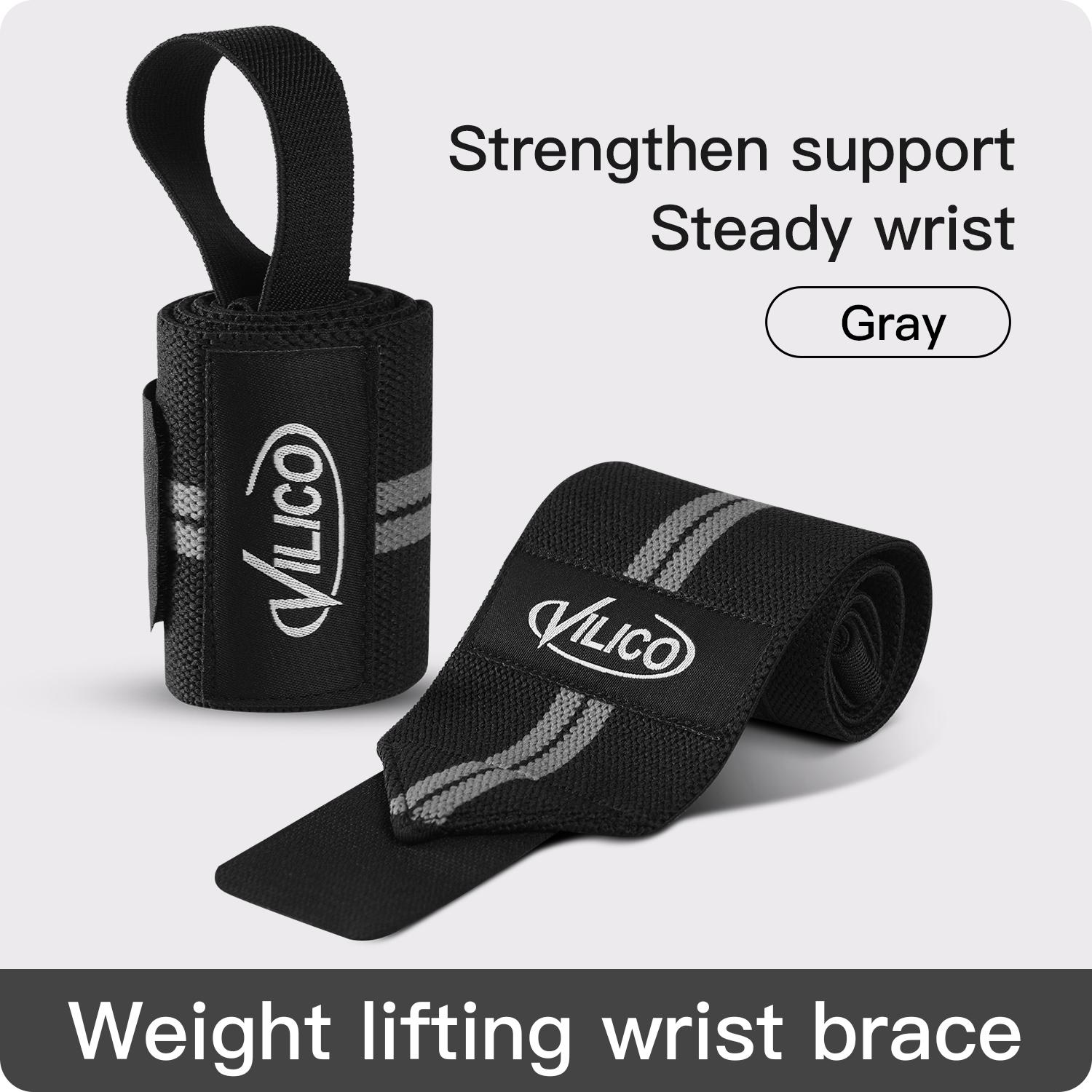 

1Piece- Wristband Wrist Support Brace Straps Extra Strength Weight Lifting Wrist Wraps Bandage Fitness Gym Training