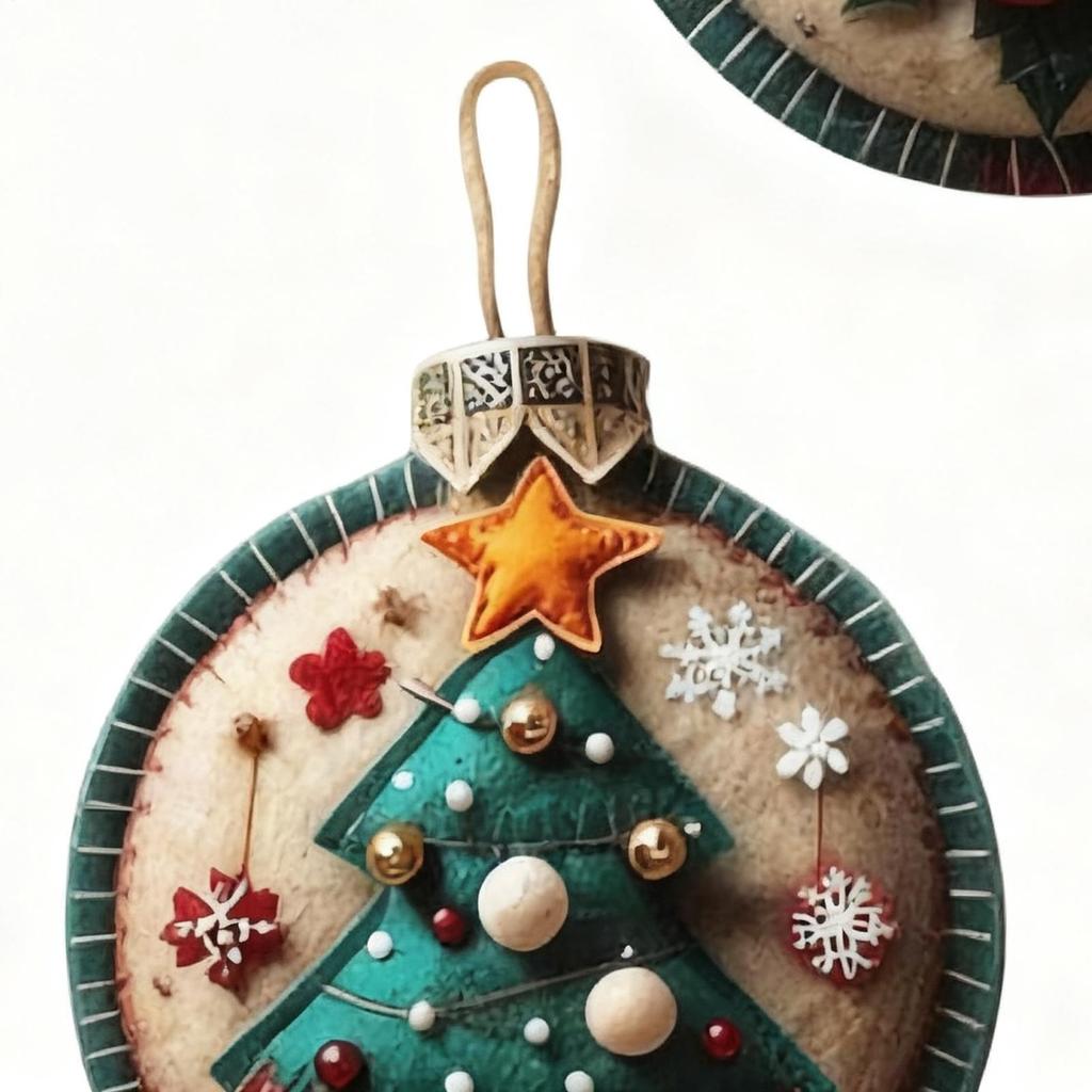 Felt Ornament Kits Reusable Patch Work Decoration Christmas Felt Kits For Adults For Embroidery Decorating Holiday Halloween