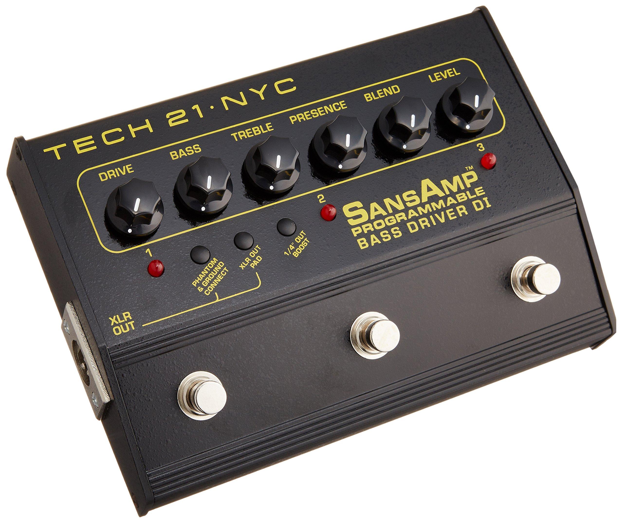 

TECH21 PROGRAMMABLE BASS DRIVER DI Sans Amp SansAmp 3ch programmable DI box for bass [] чорний