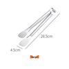 RuHan 304 Stainless Steel BBQ Food Tongs
