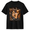 madam T Shirt German Shepherd Drinking Iced Coffee Funny Dog Lover Meme T-Shirts Popular Summer Tee Shirt Clothes